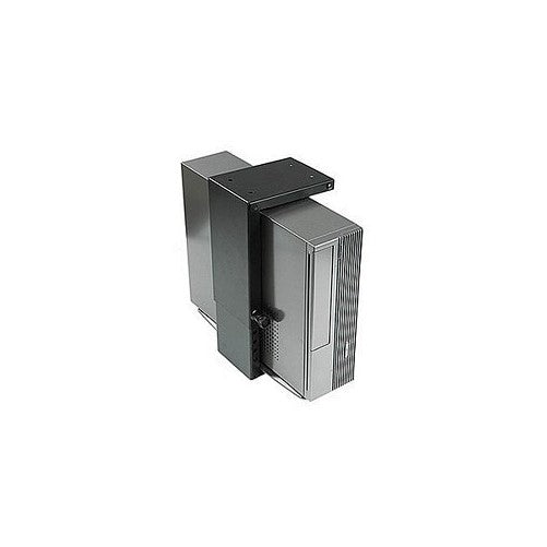 Ziotek Under Desk Stationary Mini CPU Holder Computer Mount, CS-50, Fits Up To 4 Inch x 14 Inch Cases