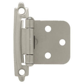 Liberty H0103BL-SN-U Self-Closing Overlay Hinge, 2-Pack