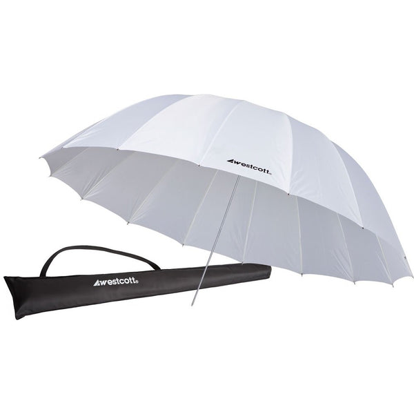 Westcott 4632 7-Feet White Diffusion Parabolic Umbrella