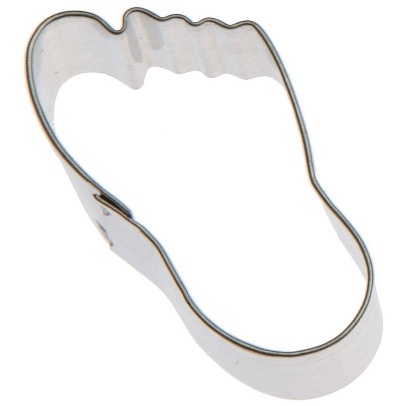 Miniature Foot Tin Cookie Cutter 1.6 in M125 - Foose Cookie Cutters - US Tin Plate Steel