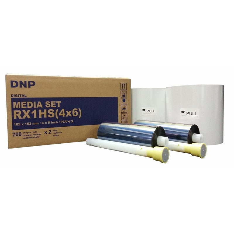 DNP DS40 4" x 6" Dyesub Printer Paper, 800 Glossy Prints