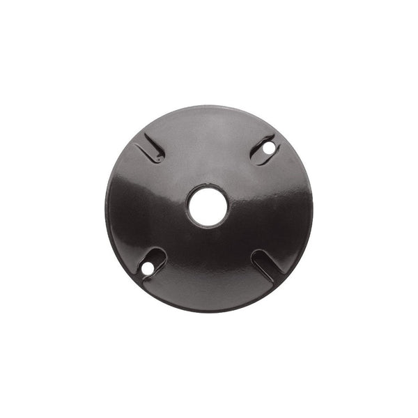 RAB C100A Weatherproof Cover Round 1 Hole, Bronze Color