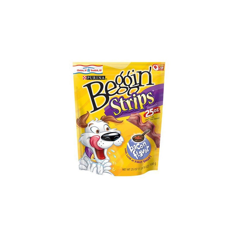 Beggin' Strips Purina Dog Snacks, Bacon & Cheese, 6oz