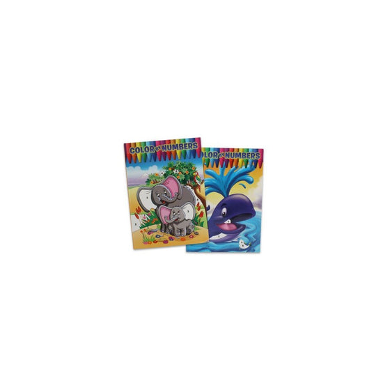 2 Pack Assorted Color By Numbers Series II Coloring Books