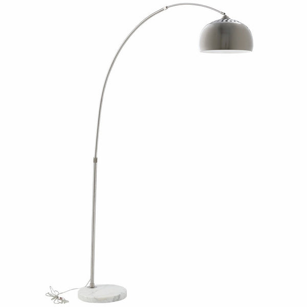 Modway Arco Style Lamp with White Round Marble Base