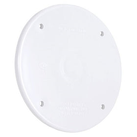 Hubbell-Bell PBC300WH Blank Weatherproof Nonmetallic Device Cover, Round, White