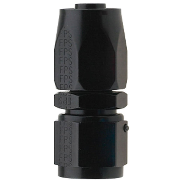 Fragola 220106-BL Pro-Flow Black Size (-6) Straight Hose Fitting