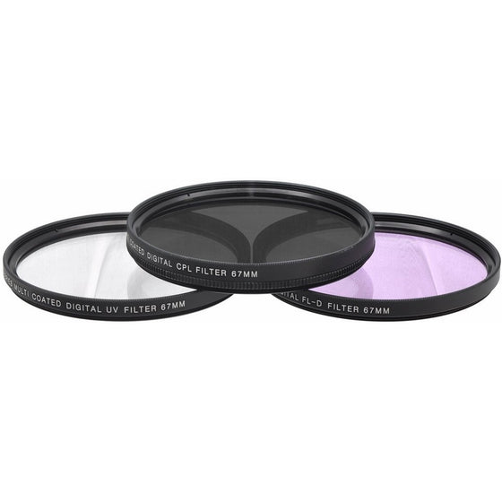 Xit XT67FLK 67mm 3-Piece Filter Kit