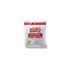 Natures Miracle Odor Control Universal Charcoal Filter, 6-pack