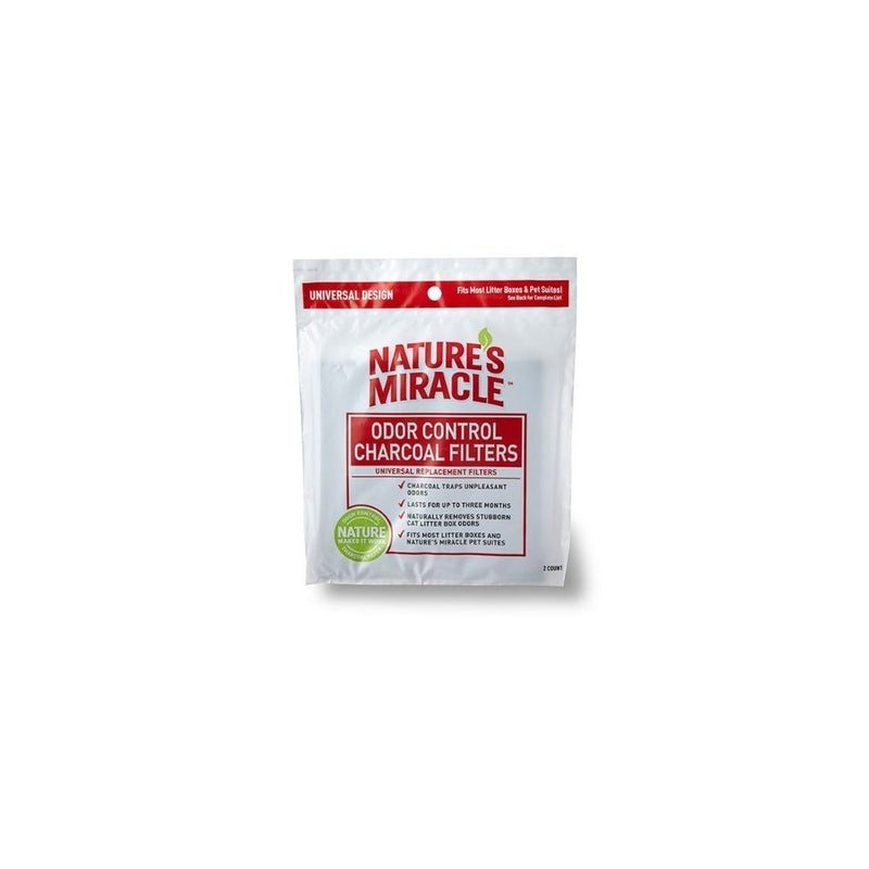 Natures Miracle Odor Control Universal Charcoal Filter, 6-pack