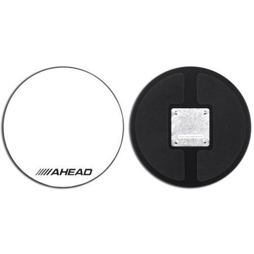 Ahead Drum Corp Practice Pad with Snare Sound White Hard Surface 10 in.