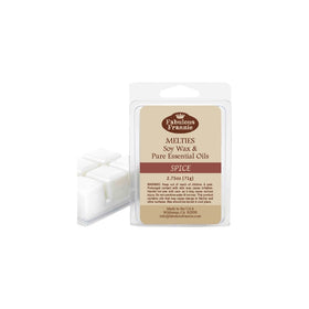 Fabulous Frannie Spice 2.5oz of 100% Pure & Natural Soy Candle Meltie/Tart/Melts made with Pure Clove, Orange and Cinnamon Essential Oils