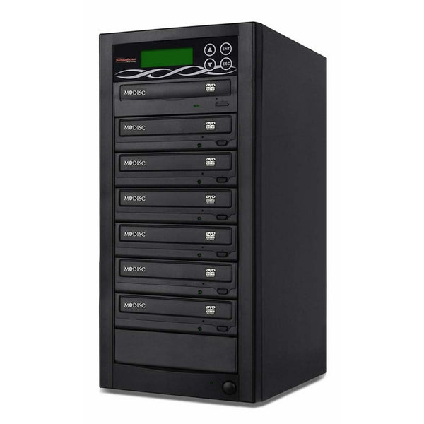 Bestduplicator BD-SMG-6T 6 Target 24x SATA DVD Duplicator with Built-In M-Disc Support Burner (1 to 6)