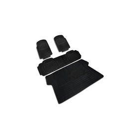 Spec-D MAT-3201BLK Black All Weather Floor Mats 4pcs