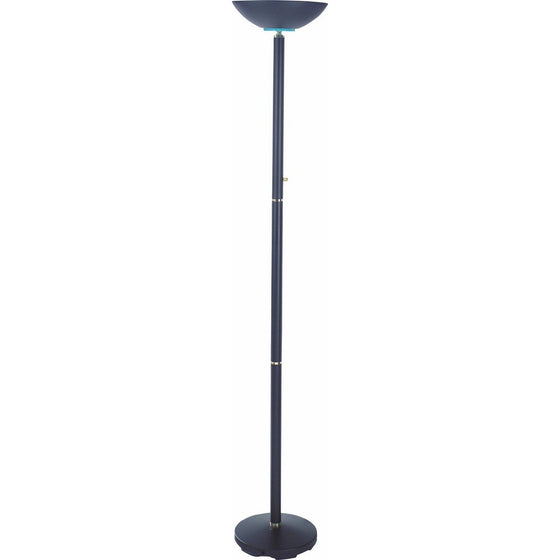 Milton Greens Stars Sawyer Torchiere Floor Lamp, 72-Inch, Black