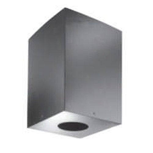 Copperfield 69680 6 Inch Dura-Vent Dura/plus Cathedral Ceiling Support, Galvalume Painted Black, Trim Collar Included