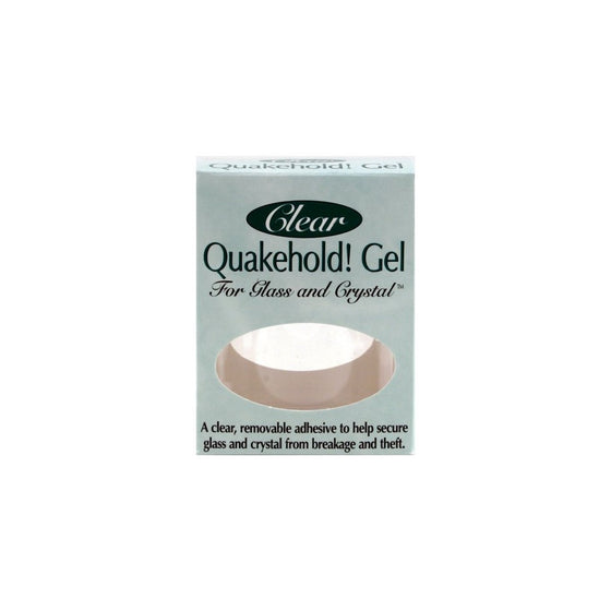 Quakehold! 22111 Gel for Glass and Crystal, Clear