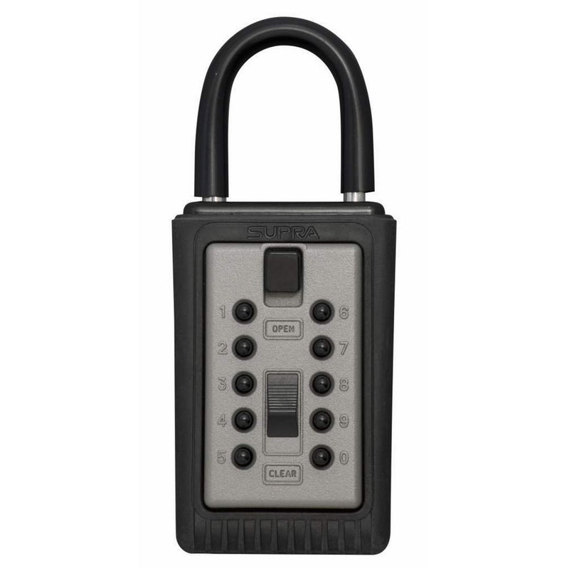 Kidde AccessPoint 001166 KeySafe 3-Key Portable Push Button Key Safe Box, Titanium Gray