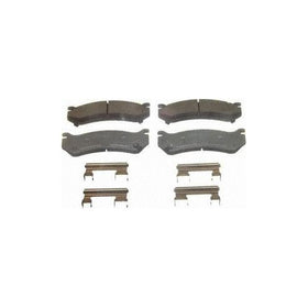 Wagner ThermoQuiet QC785 Ceramic Disc Pad Set With Installation Hardware