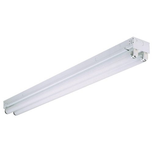 Lithonia Lighting C 240 120 MBE 2INKO 4-Foot 2-Light T12 Fluorescent Ceiling Fixture, White