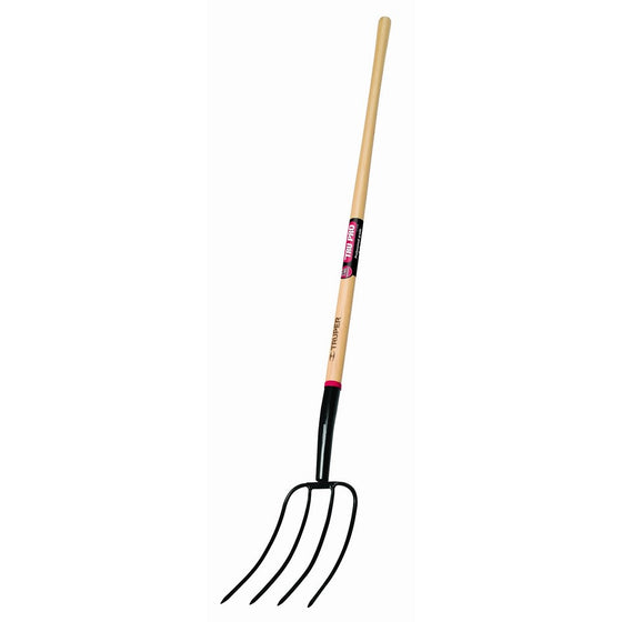 Truper 30311 Tru Pro 54-Inch Manure Fork 4-Tine, Ash Handle