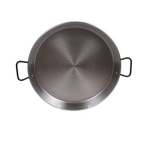 La Paella 18" Pata Negra Restaurant Grade Paella Pan, Large, Silver