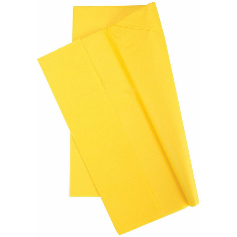 Cindus Tissue Wrap, 20 by 20-Inch, Canary Yellow 10/Pkg