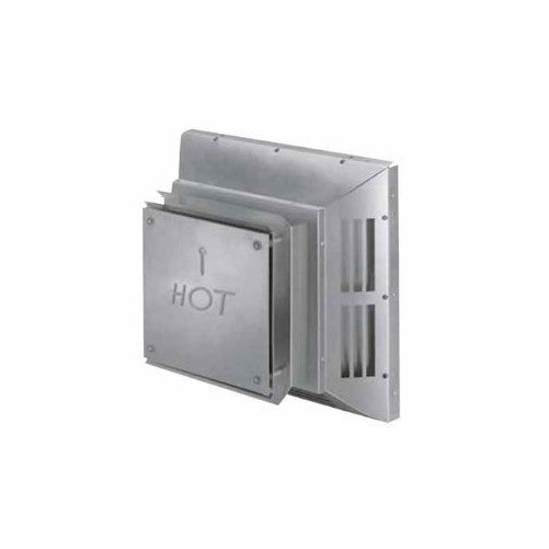 Horizontal Square Termination Cap - 4" x 6 5/8" Direct Vent