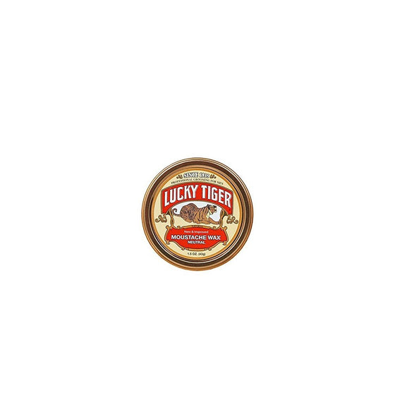 Lucky Tiger Mustache Wax, Neutral, 1.5 Ounce