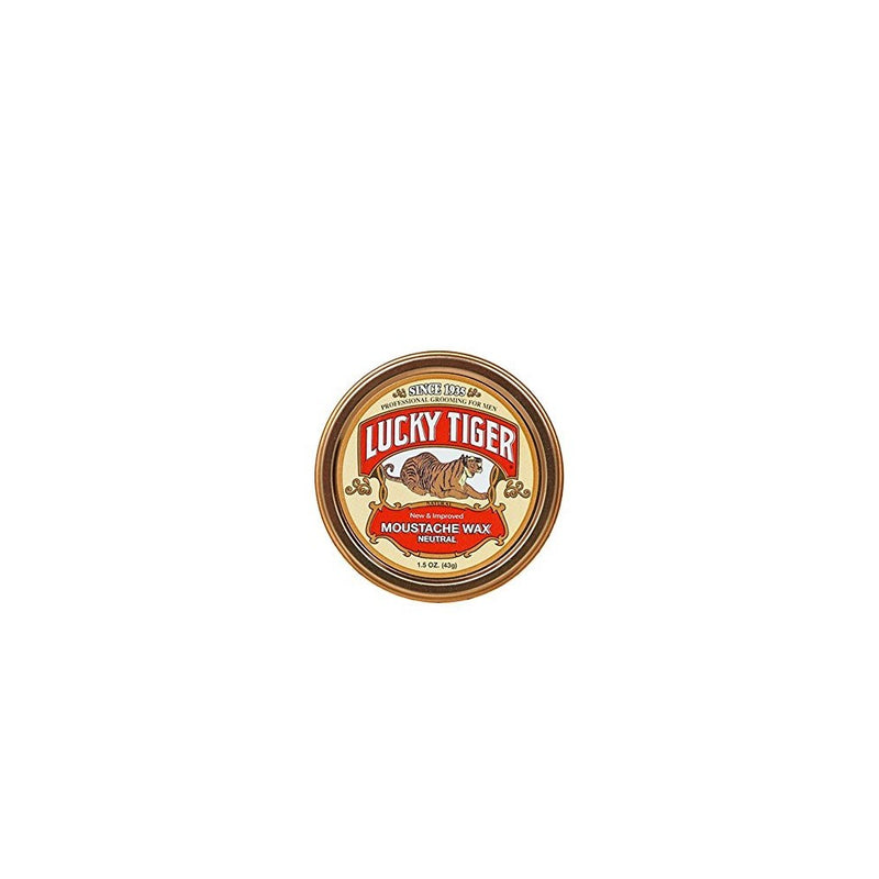 Lucky Tiger Mustache Wax, Neutral, 1.5 Ounce