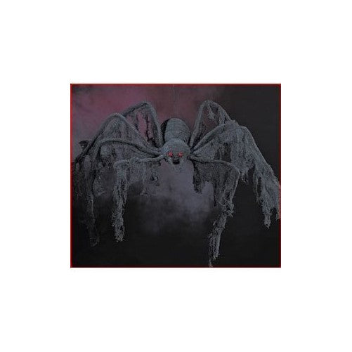 4 ft Large Huge Black Creepy Cloth Spider Halloween