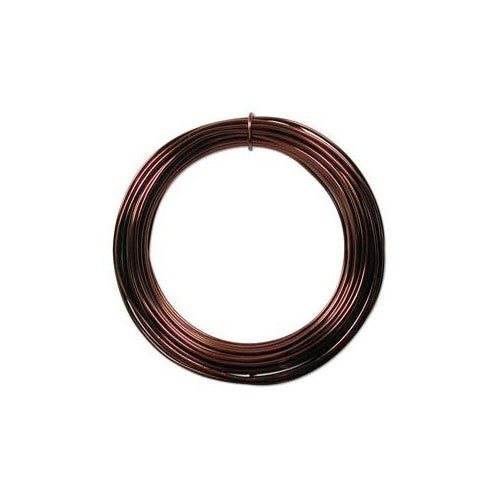 Aluminum Craft Wire 12 Gauge 39 Feet BROWN