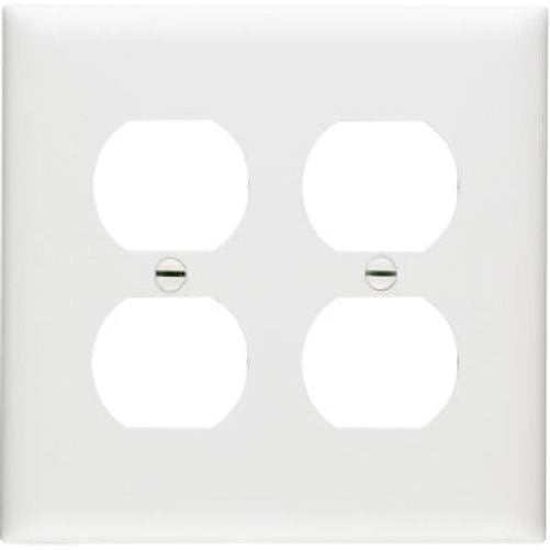 Legrand - PASS & SEYMOUR TP82WCC30 White 2G Duplex Wall Plate