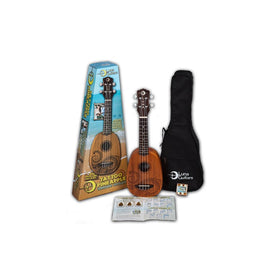 LUNA Ukulele Pineapple Tattoo with Gigbag