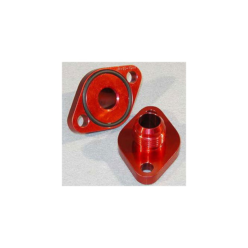 Meziere WP8012ANANR Red 12AN Water Pump Port Adapter for Big Block Chevy - Pack of 2