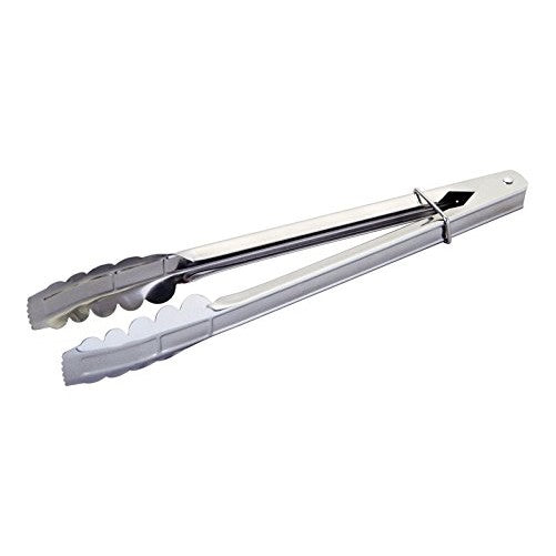 Tongs Long Chrome 12"