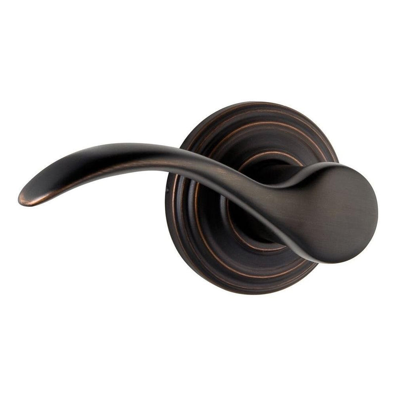 Kwikset Pembroke Hall/Closet Lever in Venetian Bronze