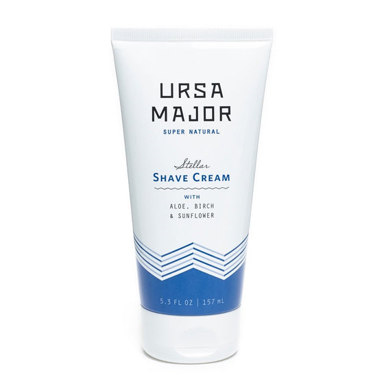 Ursa Major Stellar Shave Cream - Super Nourishing, Non-Lathering Natural Shaving Cream with Aloe, Birch and Sunflower (5.3 fl oz)