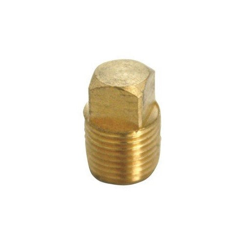 Jmf Pipe Plug 3/8 " Yellow Brass Lead Free