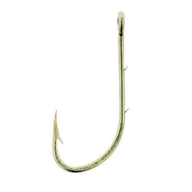 Eagle Claw Bait Holder 2 Slices Offset Hook (Pack of 8), Bronze, Size 4/0