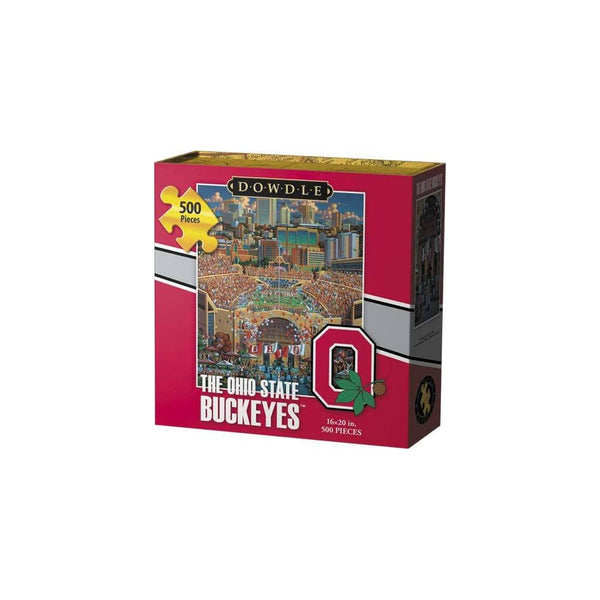Dowdle Folk Art Ohio State Buckeyes Jigsaw Puzzle (500 Piece)