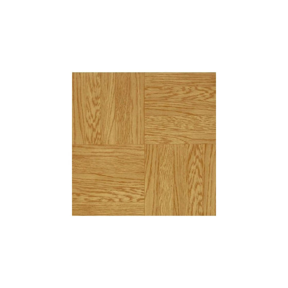 Armstrong World Industries GIDDS-289043 Parkson Units Residential No-Wax Self-Adhesive Vinyl Floor Tile, Light Oak, 12X12 In., .045 Gauge - 289043