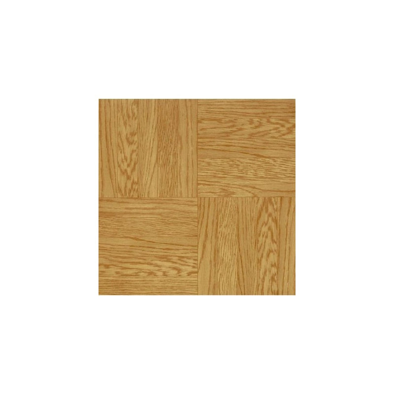 Armstrong World Industries GIDDS-289043 Parkson Units Residential No-Wax Self-Adhesive Vinyl Floor Tile, Light Oak, 12X12 In., .045 Gauge - 289043