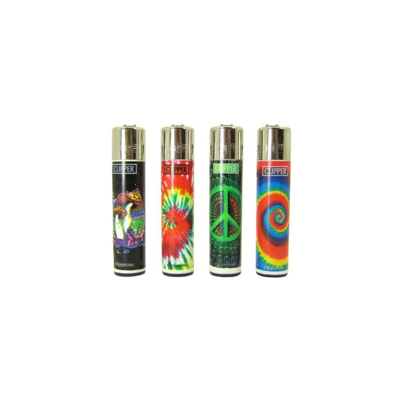 Bundle - 4 Items - Clipper Lighter Tie Dye "Trip" Collection