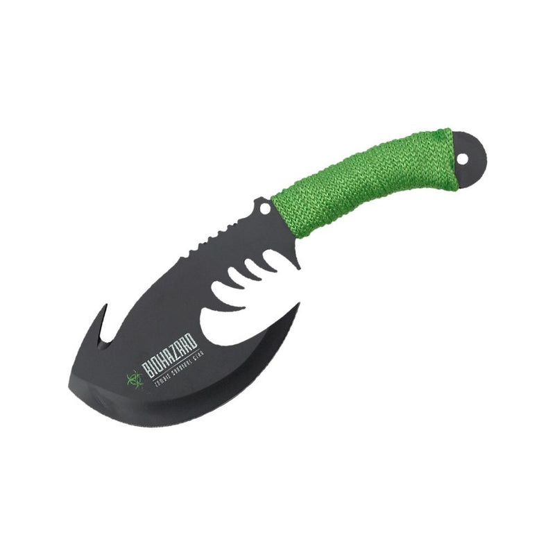 Wartech H-805 Biohazard 10.75" Zombie Axe with Green Cord