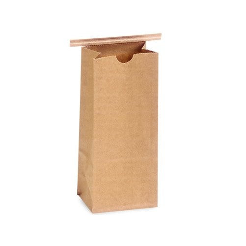 MINI PK 1lb KRAFT Tin Tie Bags4-1/4"x2-1/2"x10-1/2" (2 unit, 100 pack per unit.)