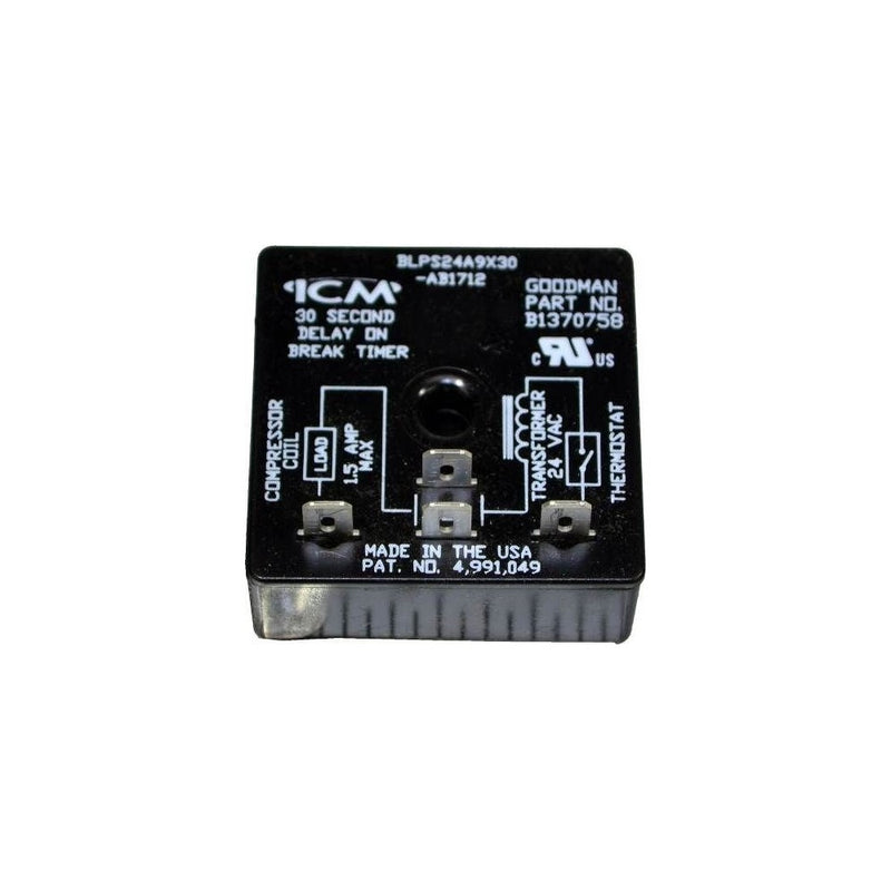 Goodman Parts B1370758 TIME DELAY RELAY