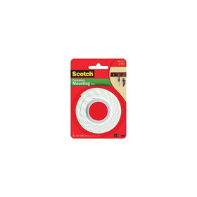 3M Scotch Heavy Duty Mounting Tape, 1-Inch by 50-Inch (Pack of 3)