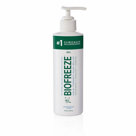 Biofreeze Pain Reliever Gel for Muscle, Joint, Arthritis, Back Pain, Cooling Topical Analgesic, NSAID Free Pain Relief Works Like Ice Pack, 8 oz Bottle with Pump, Original Green Formula, 4% Menthol