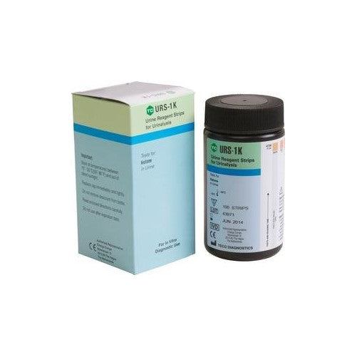 URS Urinalysis Strips For Ketone - 100 ea